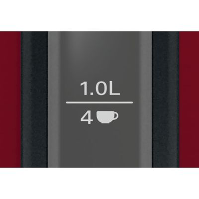 13. Bosch TWK3P424 Wasserkocher 1,7 l 2400 W Grau, Rot