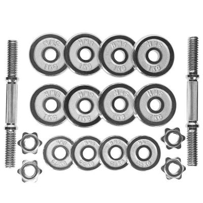 15. Hanteln im Koffer CHROME HMS 2x7,5kg STC15