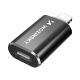 4. Wozinsky WALC-01 Lightning auf USB-C Adapter - Schwarz