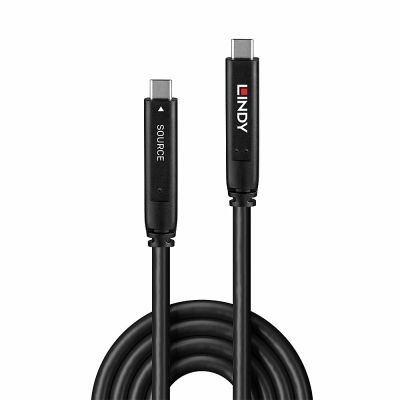 3. Lindy 43398 USB-Kabel USB 3.2 Gen 1 (3.1 Gen 1) 10 m USB-C 5 Gbit/s 60 W Schwarz