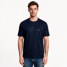 Paul&Shark Herren-T-Shirt aus Baumwolle und Lyocell, Marineblau, 26411007-13
