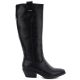 2. Schwarze Damen-Cowboystiefel aus Leder, Big Star UU274521