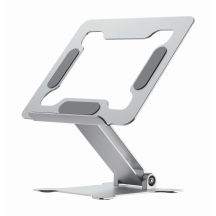 GEMBIRD Faltbarer Notizbuchständer 15,6" Silber
