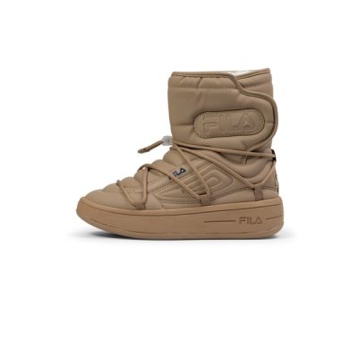 5. Fila Superbubble Boot Winterstiefel Beige Damen Sportliche isolierte Stiefeletten