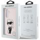 8. Karl Lagerfeld Silikon-Graffiti-Ikonik-Logo-bedruckte MagSafe Samsung Galaxy S25 Hülle Pink