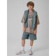 4. Locker geschnittenes Jungen-T-Shirt mit Aufdruck 4F 4FJRSS26TTSHM4279-25S