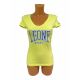 Damen T-Shirt LEONE LW1022/S16 gelb "S"