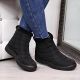 18. Waterproof snow boots with a zipper NEWS W EVE181A black