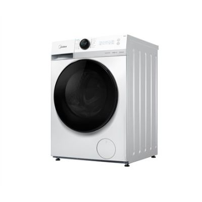Midea | Waschmaschine mit Trockner | MF200D80WB/W-HR | Frontlader | Waschkapazität 8 kg | 1400 U/min | Tiefe 48 cm | Breite 60 cm | Digital | Trockensystem | Trockenkapazität 6 kg | Dampffunktion | Weiß