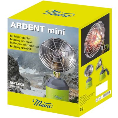 5. ARDENT MINI Touristenheizkörper, Solarheizkörper für eine 1kW-Gaskartusche