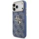 2. Guess 4G Big 4G Classic Logo Big Strap Metal Buttons Hülle für iPhone 18 Pro Max / 17 Pro Max – blau