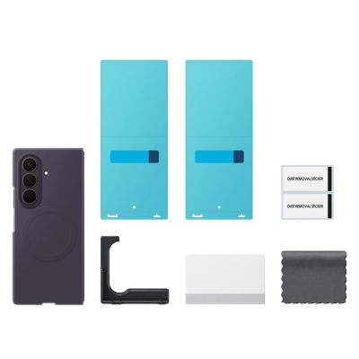 5. EF-EF976CVE Samsung Silikon-Magnethülle für Galaxy Z Fold 8 Ultra Violett