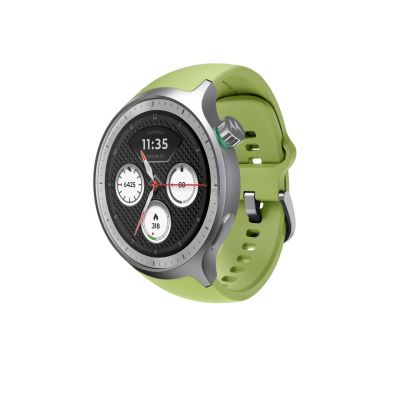 3. Motorola Moto Watch 512 MB Silber_Edelstahl + Herbal Garden_Silikon Silber