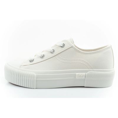 2. Lee Damen-Sportschuhe Isla Sneakers, weiß, Plateau, bequem