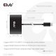 3. USB Club Hub 3D MST (Multi Stream Transport) DisplayPort 1.4 auf 4x DisplayPort, vier Monitore, 4x 4K30Hz, 8K30Hz
