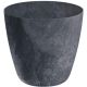 MATE Blumentopf in Betonoptik, 14 cm, Anthrazit