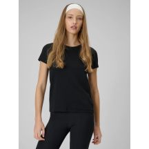 Damen-T-Shirt, schmal geschnitten, einfarbig, Größe 4F 4FRAW25TTSHF3623-20S