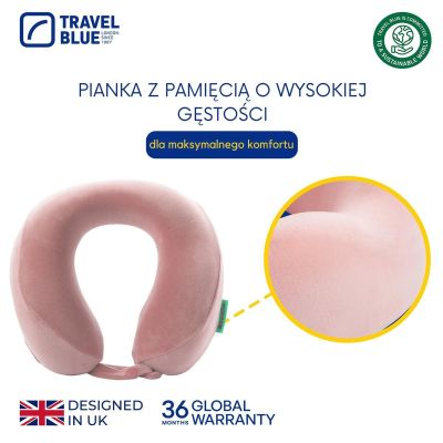7. TRAVEL BLUE MEMORY-FOAM-REISEKISSEN TRANQUILITY, ROSA