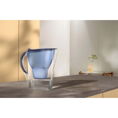 5. Brita Marella Filterkanne + 4 MaxtraProPP-Kartuschen (2,4 l; blau)