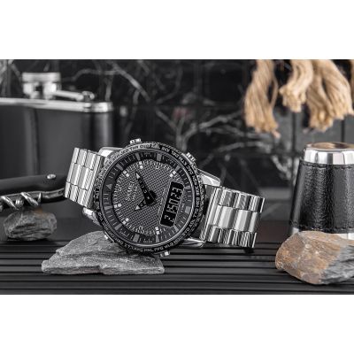 4. Skmei 1898SIBK Herrenuhr + Box