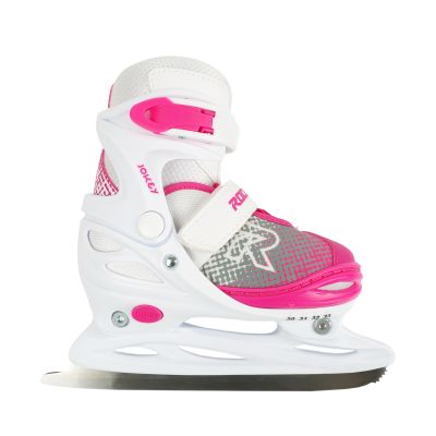 9. Roces Jokey Ice X Schlittschuhe weiß und rosa 450746 001