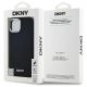 8. DKNY Plain Logo MagSafe Hülle für iPhone 15 – Schwarz