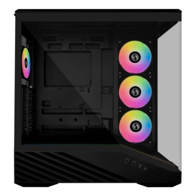 3. Lian Li Vector V100 PC-Gehäuse, Midi-Tower, ATX, RGB, gehärtetes Glas