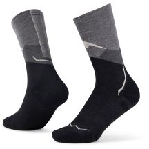 Buff Merino Leichtgewicht Crew Socken LWC1 Graphit S 36/38 Socken