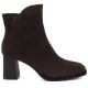 2. Braune Damen-Ankle-Boots aus Leder mit hohem Absatz, Marke Big Star UU274379