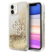 Guess 4G Big Liquid Glitter Case für iPhone 11 6.1" / Xr - Gold