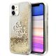 Guess 4G Big Liquid Glitter Case für iPhone 11 6.1" / Xr - Gold