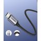10. Ugreen US290 60146 USB-A/Micro-USB 2,4A-Kabel 1 m – grau