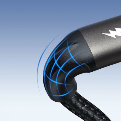 11. Joyroom Light-Speed ​​Series S-A25 USB-A/USB-C Kabel 100W 1,2m - schwarz