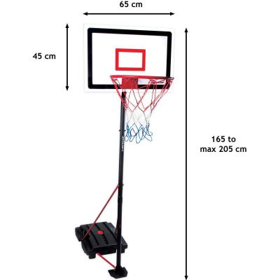 32. DUNLOP VERSTELLBARES BASKETBALLSET 1,65-2,05 M 3-IN-1