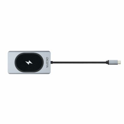 5. DICOTA D32059 USB-Type-C-Hubs und -Konzentratoren, Schwarz, Silber