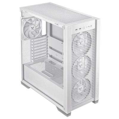 8. Asus TUF GAMING GT302 TG ARGB WEISS Gehäuse