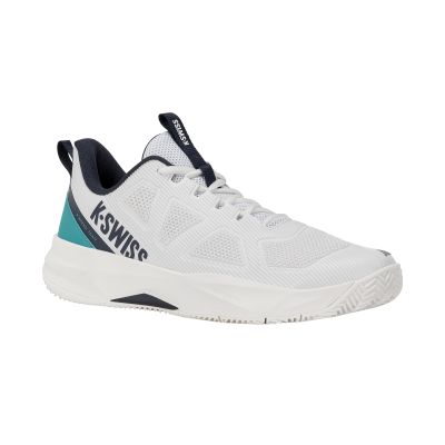 2. K-Swiss K-SPEED TEAM CLAY WHITE/BALTIC/CARBON-M (04899-131-M)