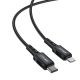 3. Acefast C4-01 Lightning – USB-C PD-Kabel 30 W 3 A 480 Mbit/s 1,8 m – Schwarz