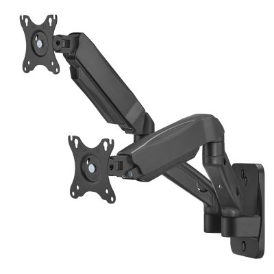 13. MACLEAN Wandhalterung für zwei Monitore 17-32 Zoll, max. 9 kg, mechanische Feder MC-988