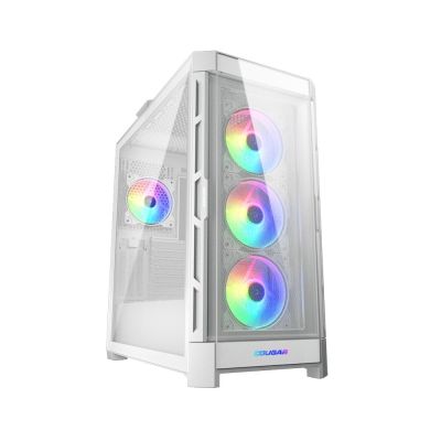 17. Cougar Gaming Duoface Pro RGB Gehäuse – Midi-Tower – PC – Weiß – ATX – EATX – Micro-ATX – Mini-ITX – SSI CEB – Metall – Gehärtetes Glas – Gaming