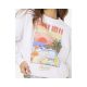 5. RIP CURL Hayley OO/S Drop Schulter-Sweatshirt für Damen, Weiß
