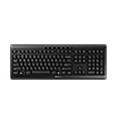 CHERRY Stream Kabellose Tastatur Universal RF Wireless + USB QWERTY Amerikanisches/Internationales Schwarz
