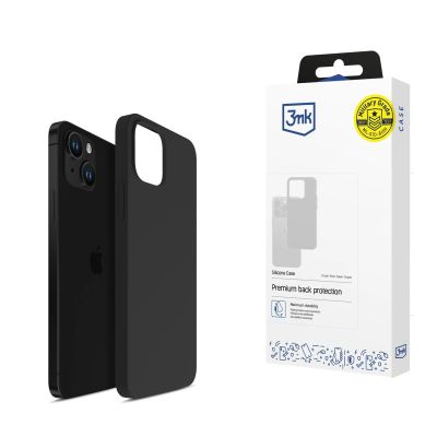 iPhone 14 Hülle aus der 3mk Silicone Case Serie - schwarz