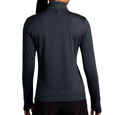 4. Dash 1/2 Zip 2.0 Damen Lauftop Schwarz