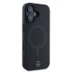 4. Mercedes Plain Smooth Leather MagSafe Hülle für iPhone 16 – Schwarz