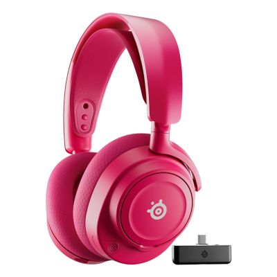 4. Steelseries Arctis Nova 7X Gen 2 Kabelloses Bluetooth-Gaming-Headset mit Kopfbügel, Lila