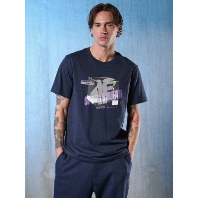 Herren-T-Shirt mit Aufdruck, regulär, Größe 4F 4FRSS26TTSHM3657-31S