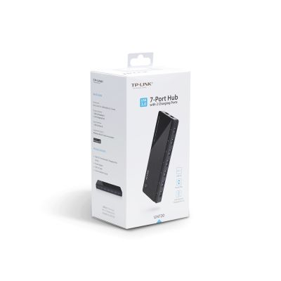 4. TP-LINK UH720 Hub (7x USB 3.0; schwarz)
