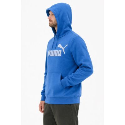 3. Puma Herren-Hoodie aus blauer Baumwolle mit Känguru-Motiv