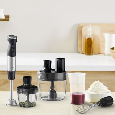 13. Tefal Quickchef+ HB67G830 Stabmixer 0,8 l 1000 W Schwarz, Edelstahl